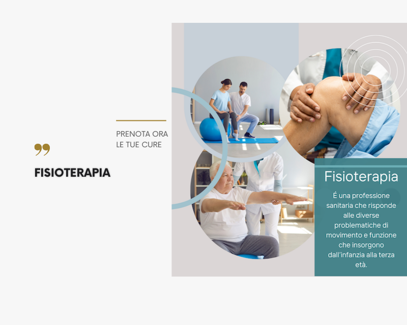 PRENOTA LA TUA VISITA FISIOTERAPICA