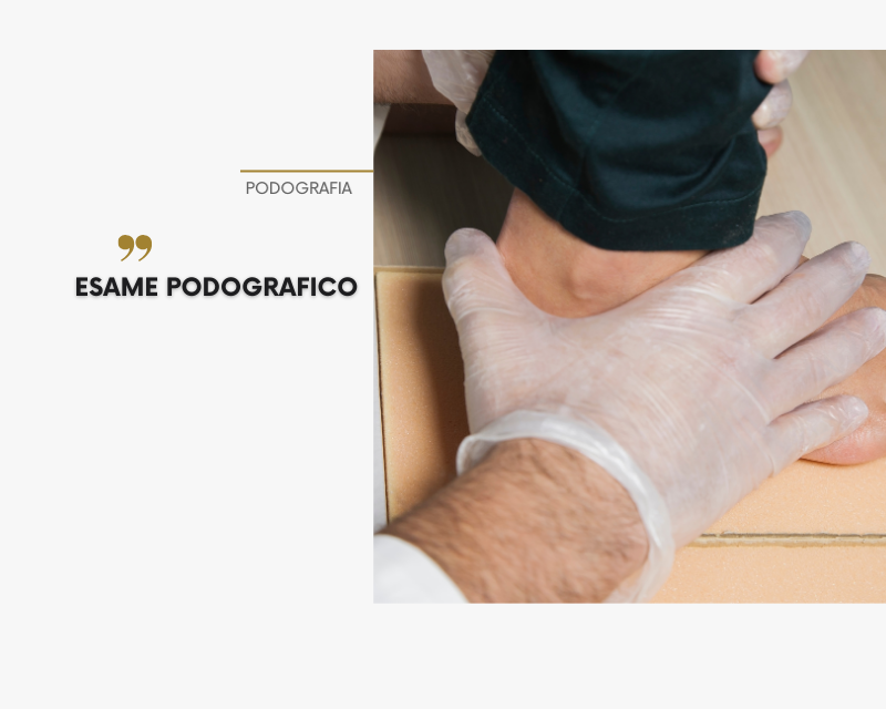 ESAME – PODOGRAFIA